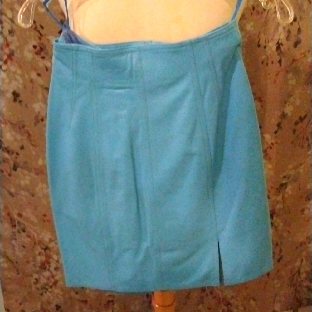 Julian k leather skirt